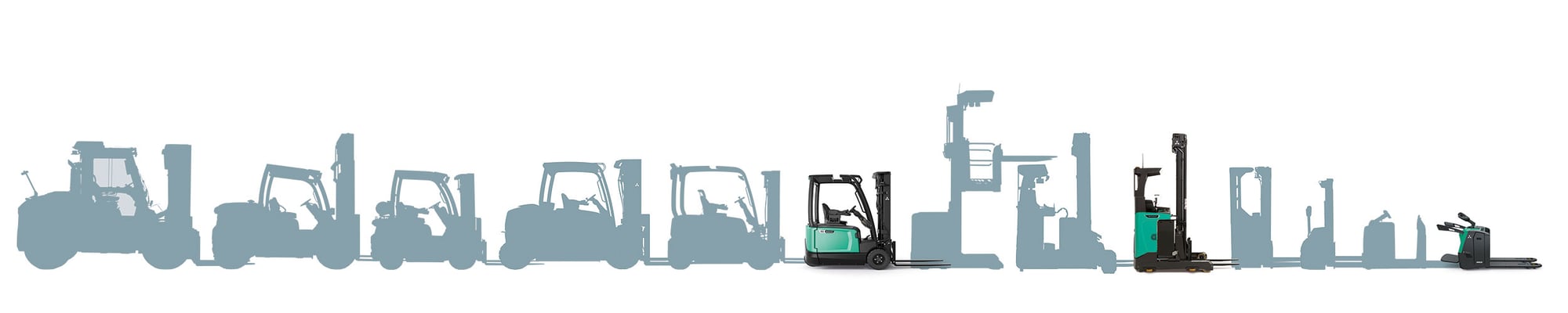 Cold Move Mitsubishi Forklift Trucks Lineup