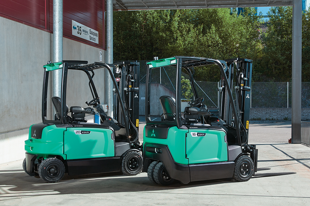 Electric forklift trucks