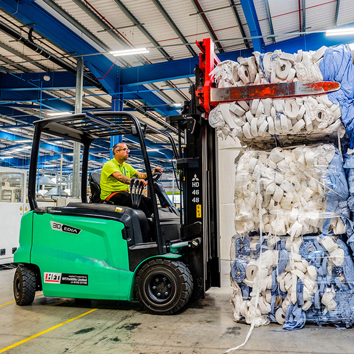 Electric Counterbalance Forklift Truck