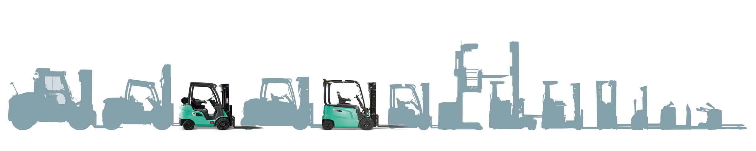 GRENDIA ES Diesel and EDIA EX electric forklift truckstrucks